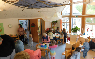 Ein besonderer Nachmittag mit unseren Großeltern im Kindergarten